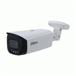 Telecamera bullet IP Dual Lens Full-Color serie Pro AI WizMind 4MP, ottica fissa 3.6mm, illuminatori 50mt, SMD 3.0, Face Detection, Perimeter Protection, SD card, PoE/ePoE