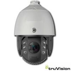 Dome PTZ IP Truvision 4MPX, 32X, IR 200m, H265+,Hi-PoE/24VAC Staffa a parete Inclusa