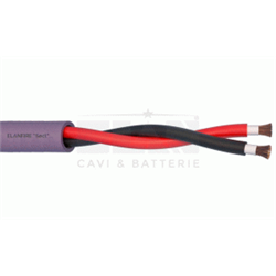 Cavo 2x2,5 twistato e schermato a norma CEI 20-36, CEI20-37 e EN50200.Fornito in bobina da 500m.