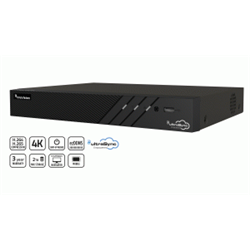 TruVision NVR 12, H.265, 4 channel IP, 1 TB