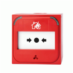 Avvisatore di allarme ripristinabile, resistenza 100 Ohm, colore rosso