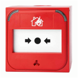 Avvisatore di allarme ripristinabile, resistenza 560 Ohm, colore rosso