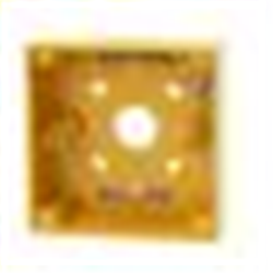 Scatola per montaggio a vista dell'avvisatore serie NC-MC-0-Y e DM 31xx di colore giallo