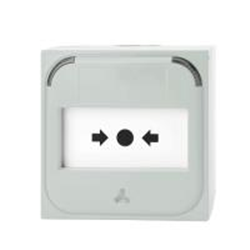 Avvisatore manuale ripristinabile, colore bianco