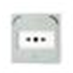 Avvisatore manuale ripristinabile, colore bianco