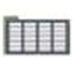 Pannello indicazioni zone per 40 led centrale 2X-A