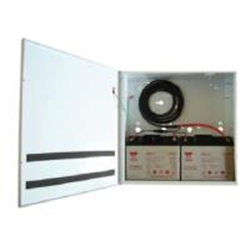 Box esterno per centrale 2X-AF2-P,  installazione a muro, idoneo per batterie da 2x38Ah. Dimensioni 420 x 420 x 280 mm, cavi di collegamento inclusi.