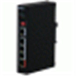 Switch extender 1 porta gigabit ingresso PoE, 4 porte di uscita PoE per la connessione di 1 cam da 60W, 2 cam da 30W o 4 cam da 15W