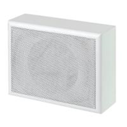 Diffusore acustico da parete 6W 100V, dimensioni 254 x 196 x 78mm, colore bianco, materiale legno MDF. CPR