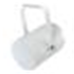 Proiettore di suono da parete / soffitto 10W 100V, IP66, diametro 13,5 cm, colore bianco, materiale ABS. CPR