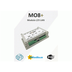 Modulo http 8out + 8in VCA Hykon + invio URL http