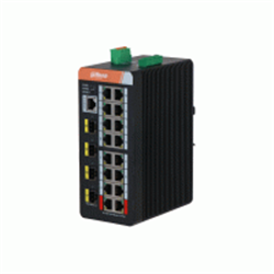 Switch L2 managed 20 porte G (16 PoE 240 W) DinR