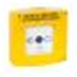 Avvisatore manuale giallo EN12094-3 (etichetta standard lingua inglese)