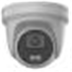 Telecamera TruVision 4MP, FULL COLOR IP Ottica fissa 2,8mm, Turret, Luce Bianca 30M, Microfono incorporato, Colore Grigio