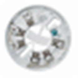 Base con 6 terminali per dispositivi serie 3000 Excellence Kidde Commercial.