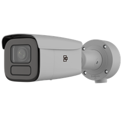 Telecamera bullet IP TruVision 8MP, H.265/H.264, Extreme Low Light, Varifocal 8-32 mm, grigia