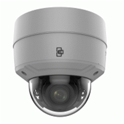 Telecamera dome IP TruVision 8MP, H.265/H.264, Super Low Light, Varifocal 2.7-13.5 mm, grigia