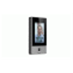 Terminale per controllo accessi standalone da interno/esterno IP65 serie FACT, display LCD touch capacitivo da 4.3", risoluzione 272x480, sblocco tramite volti, QR code, impronte digitali, card IC e p