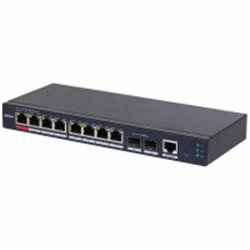 Switch managed 10 porte Gigabit (8 PoE <110 W)