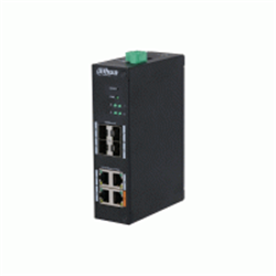 Switch hardened managed 8 porte (4 PoE <60 W) DinR