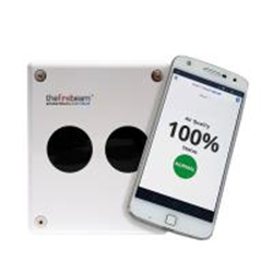 Barriera ad infrarossi a riflessione motorizzata con interfaccia Bluetooth per il collegamento all