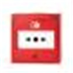 Avvisatore manuale indirizzato serie 3000 con isolatore colore rosso - IP41, include scatola di montaggio. EN54-11 EN54-17 CPR.