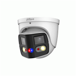 Telecamera eyeball IP AI WizSense Xinghan TiOC Duo (180°) con Smart Dual Light e deterrenza attiva da interno/esterno IP67, doppio sensore CMOS progressivo 1/2.7", risoluzione 8 MP a 20fps