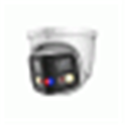 Telecamera eyeball IP AI WizSense Xinghan TiOC Duo (180°) con Smart Dual Light e deterrenza attiva da interno/esterno IP67, doppio sensore CMOS progressivo 1/2.7", risoluzione 8 MP a 20fps